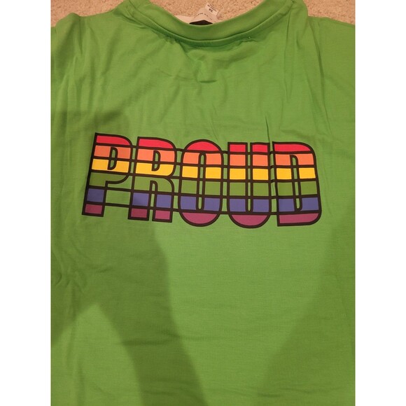 NWT Curations x Ty Mayberry Pride LGBTQ+ T-shirt Unisex Size 3X Kelly Green - Picture 4 of 8